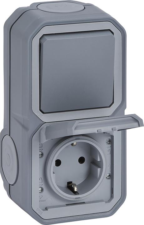 Productafbeelding Legrand Wandcontactdoos met randaarde