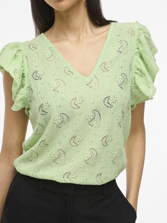 Immagine prodotto Vila VIKARLA V-Ausschnitt Oberteil mit angeschnittenen Ärmeln (M)