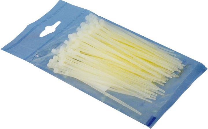 Produktbild LogiLink Kabelbinder Set 100 Stück, Länge: 150 mm, Stärke: 2,5 mm (Kunststoffkabelbinder, 150 mm, 100 Stk.)