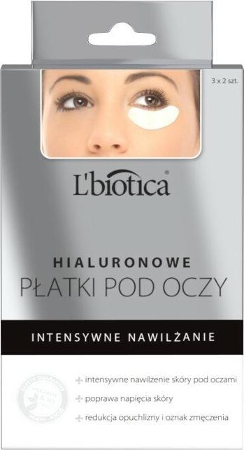 Image du produit L´Biotica L'Biotica Pads Hyaluronic Intensément Hydratants pour les Yeux 6Pcs. (Patchs pour les yeux, 150 ml)