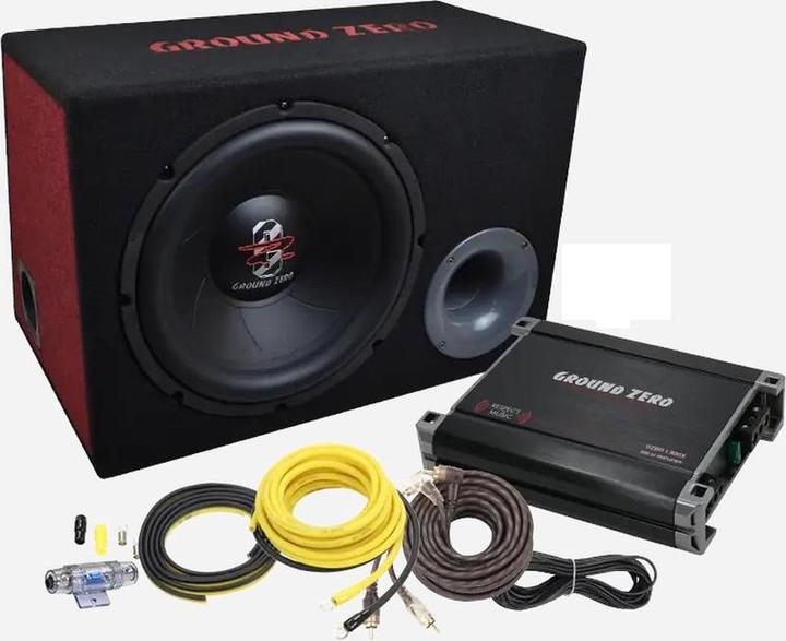 Ground Zero GZIB BASS KIT 12.300X Komplettset (300 W)