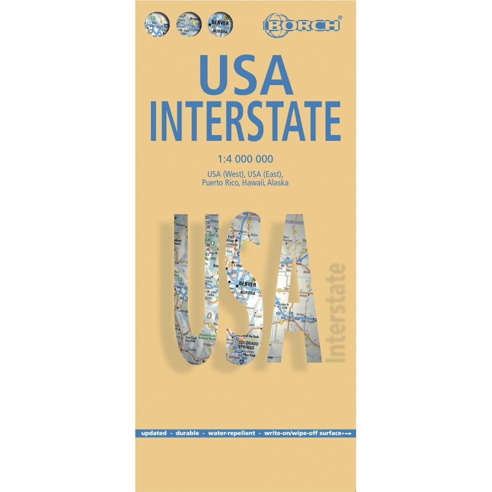 USA Interstate, Landkarte