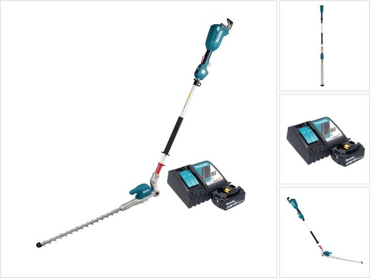 Produktbild Makita DUN 500 WRT Akku Heckenschneider 18 V 50 cm Brushless + 1x Akku 5,0 Ah + LadegerÃ¤t (Akkubetrieb)