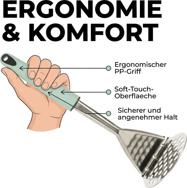 Actual product image Excellent Houseware Kartoffelstampfer