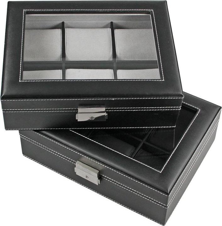 Immagine prodotto Safe Cassa dell'orologio in pelle, interno grigio