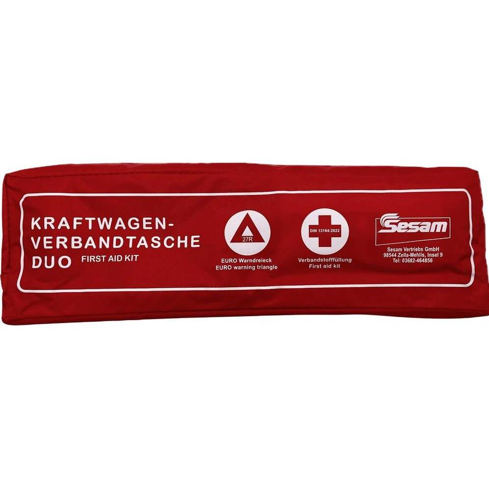 IWH, Panne + Autosoccorso, 023506 Borsa per guasti con chiusura a velcro, incl. triangolo di avvertimento ATV, auto, quad, SUV