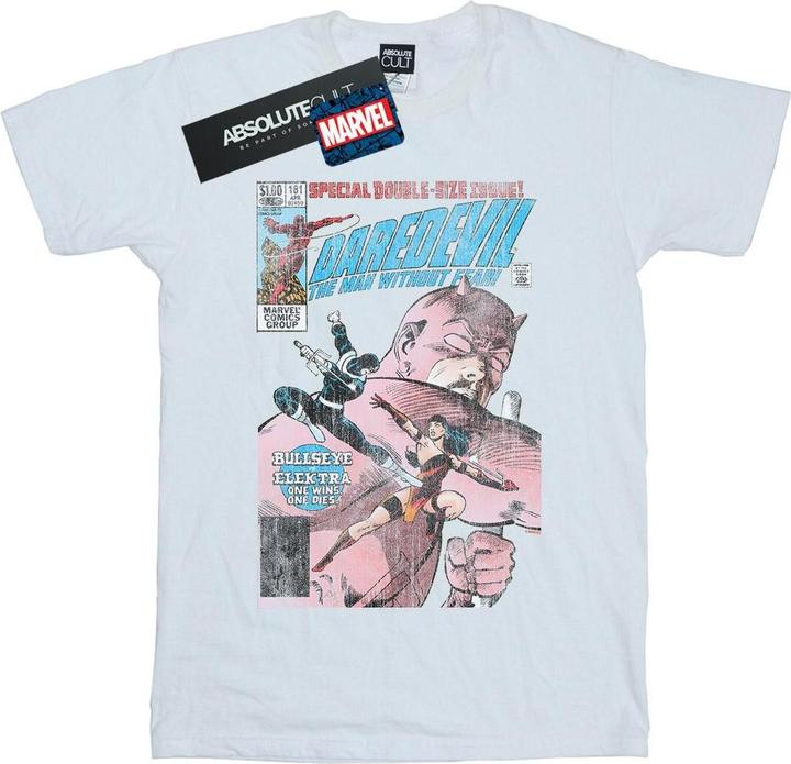 Image du produit - T-shirt DAREDEVIL DISTRESSED BULLSEYE VS ELEKTRA COVER - Femme (M)