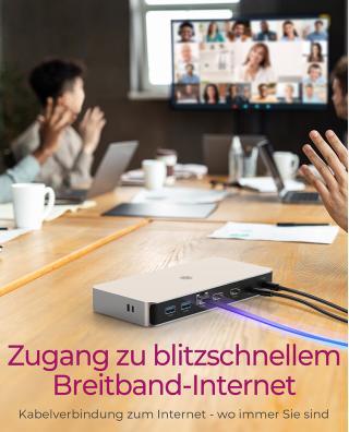 Productafbeelding Icy Box IB-DK2880-C41 (USB-C, 11 ports)