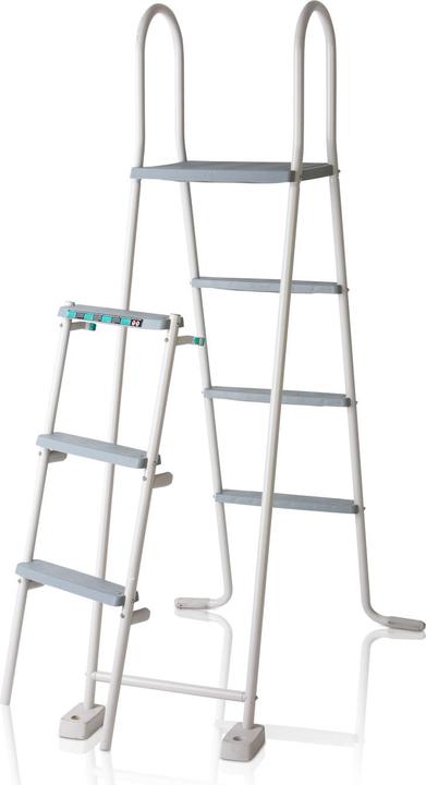 Gre Sicherheitsleiter 2x3+Plattform,weiss