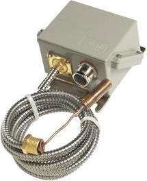 Produktbild Danfoss Termostat KPS80 temperaturområde 70 - 120 °C føler størrelse 13x63mm IP67, 2 meter kapillarr