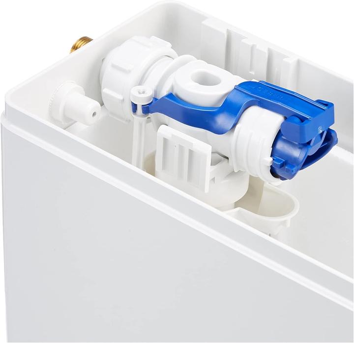Actual product image Geberit Splkasten AP127 wei connection left, middle or right 127000111