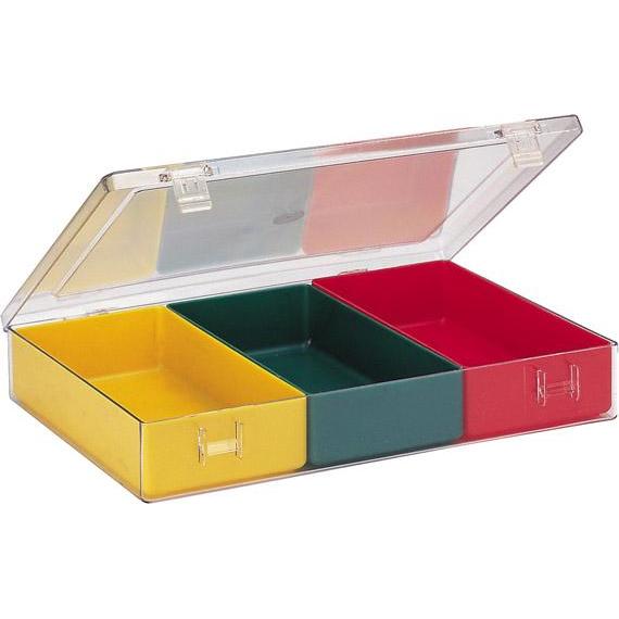 Magni, Sortimentskasten, Sortimentkasten m.Deckel B307xT225xH50 mm mit 3 Einsätze