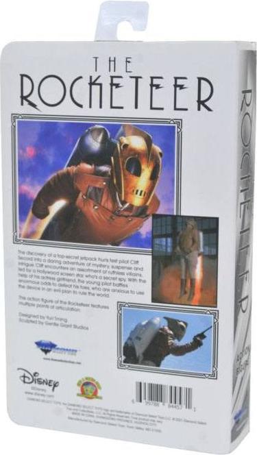 Actual product image Diamond Select Toys Rocketeer Deluxe Action Figure VHS Box Set SDCC 2021 Previews Exclusive 18 cm