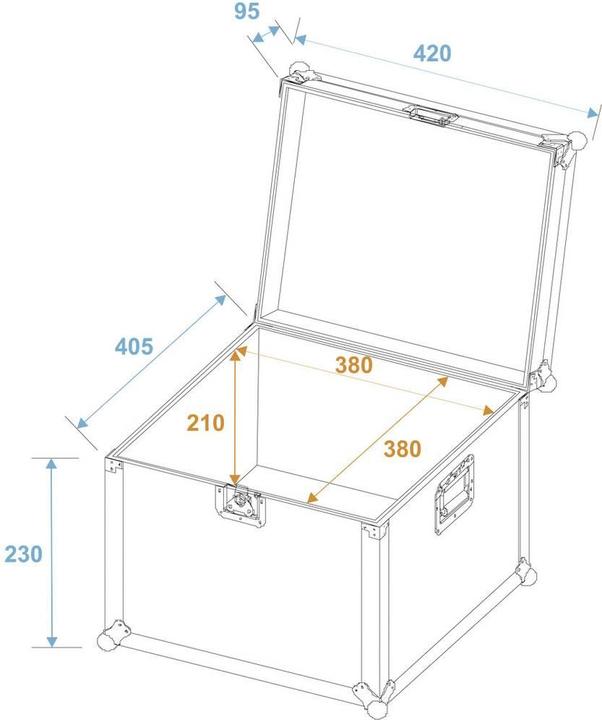 Produktbild Roadinger UniversalTransportCase 40x (Universal)