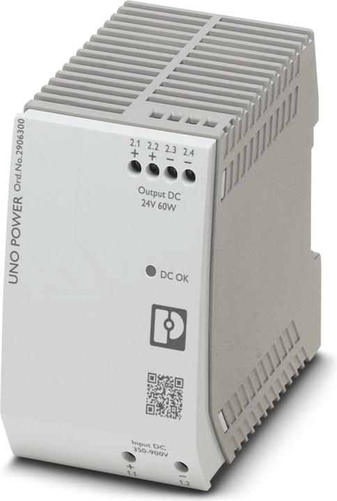 Actual product image Phoenix Contact UNO PSU, 350 - 900 V DC, 24 V DC, 60 W