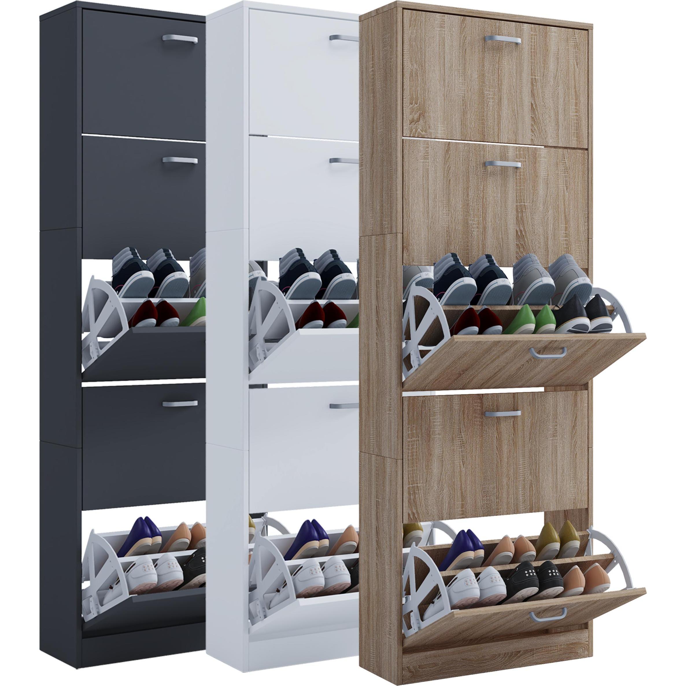 VCM, Schuhschrank, Alora (170 x 59 x 22 cm)