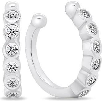 Brilio, Ohrringe, Silver - Fashionable silver earrings with clear zircons EA695W