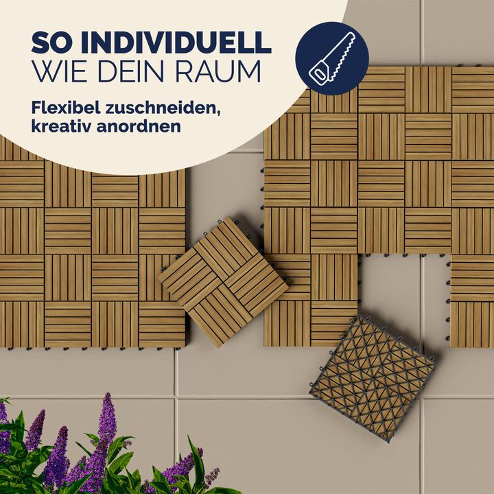 Immagine prodotto Casaria Holzfliese (66 x, 30 x 30 cm)