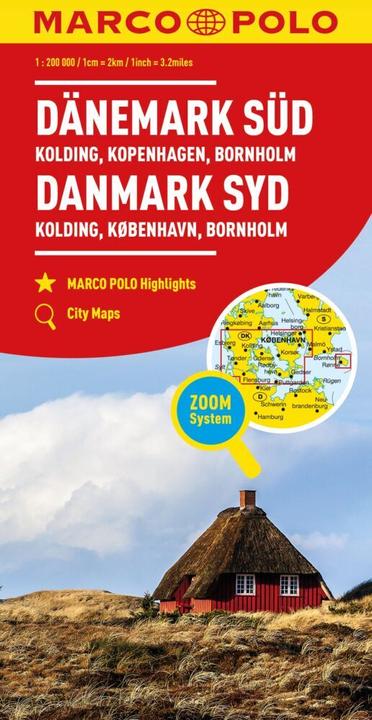 Regionalkarte Dänemark Süd
