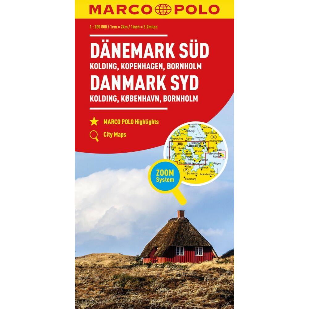 Regionalkarte Dänemark Süd, Landkarte