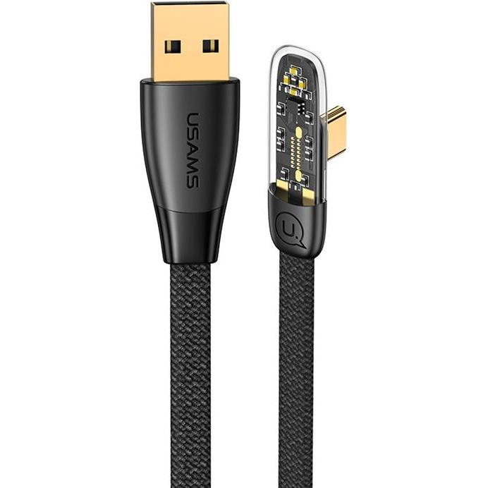 Thumbnail - EKO 66W USB-A auf Typ-C Ladekabel Winkel 90 Modell Iceflake 1.2m (1.20 m), USB Kabel