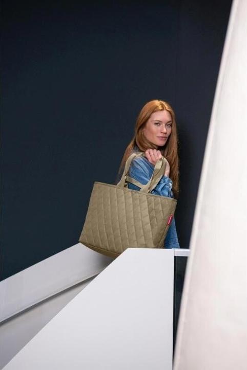 Produktbild reisenthel Tasche Classic Shopper L Rhombus Olive