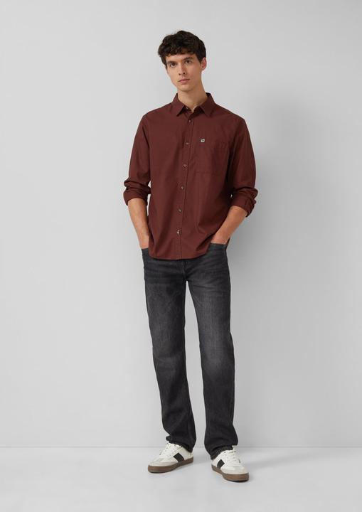 Immagine prodotto s.Oliver Hemd Regular Fit: Weiches Hemd mit feiner Struktur (M)