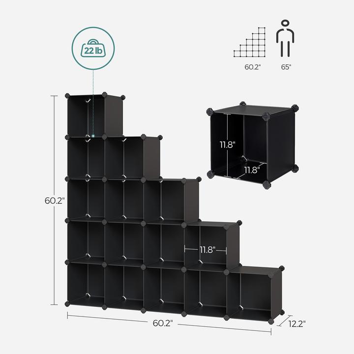 Image du produit Songmics Quadro (123 x 31 x 123 cm)