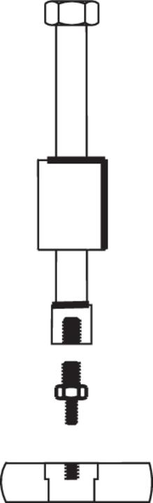 Actual product image Gedore Thread adapter set