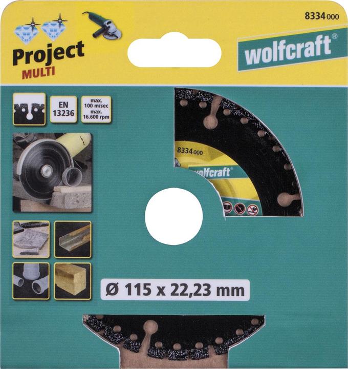 Produktbild wolfcraft wolfcraft 1 Diamant-Trennsch. Pro Multi ø125mm