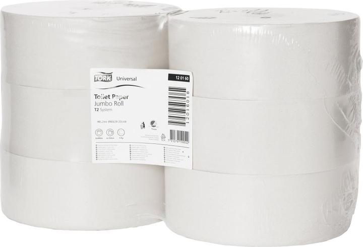 Actual product image kaiserkraft Toilet paper, industrial jumbo roll (6 x)