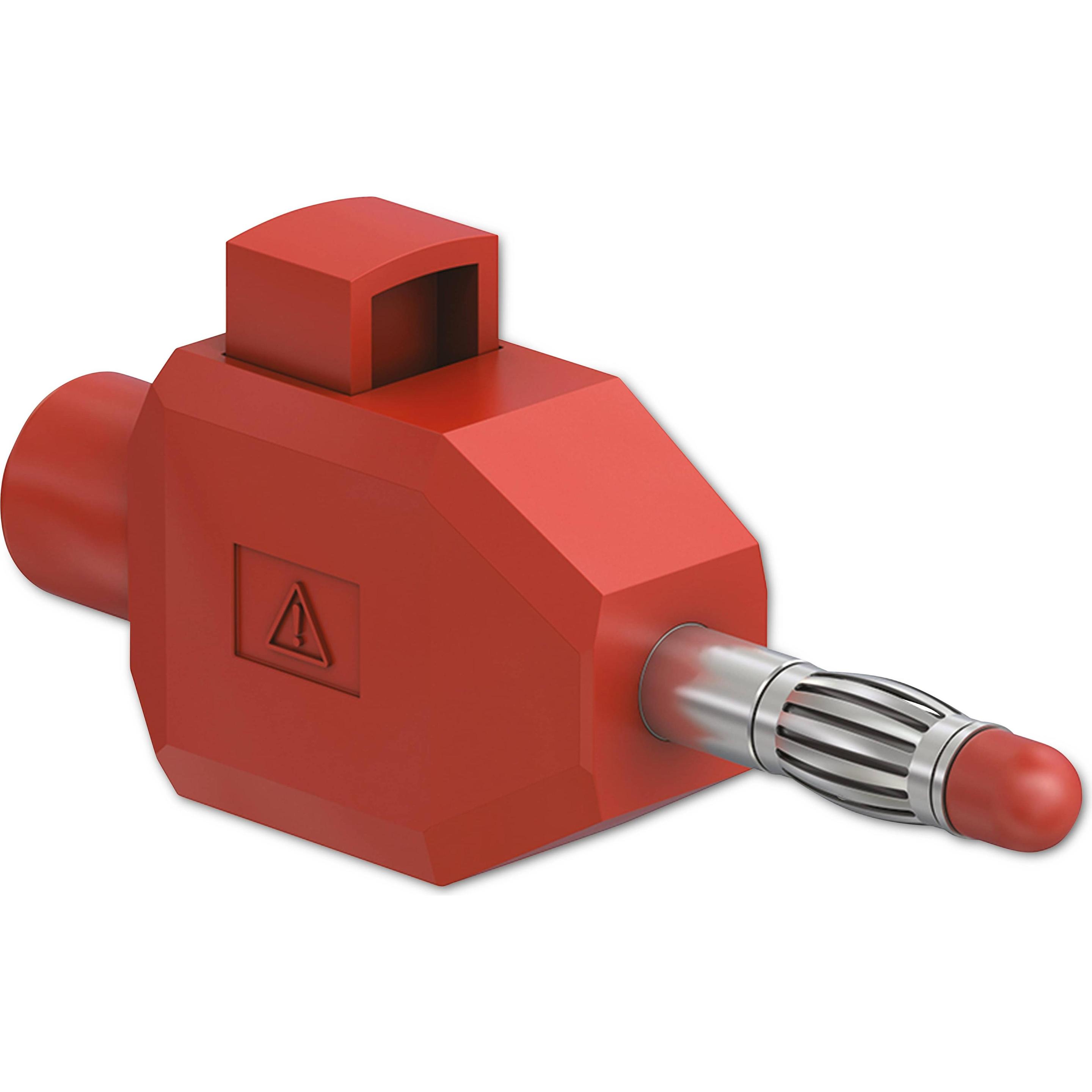 Thumbnail - Stäubli, Multimeter, Klemmstecker, 22.3006-22, 4 mm, rot, 30 V, 10 A / 60 V, 10 A