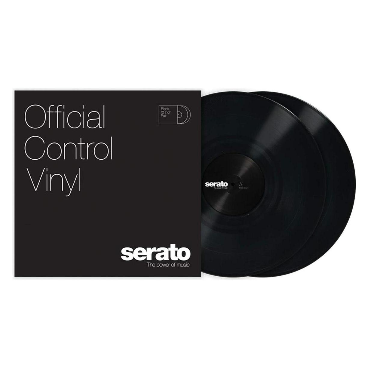 Serato Scratch Vinyl Performance Schwarz 2Stk, Plattenspieler Zubehör