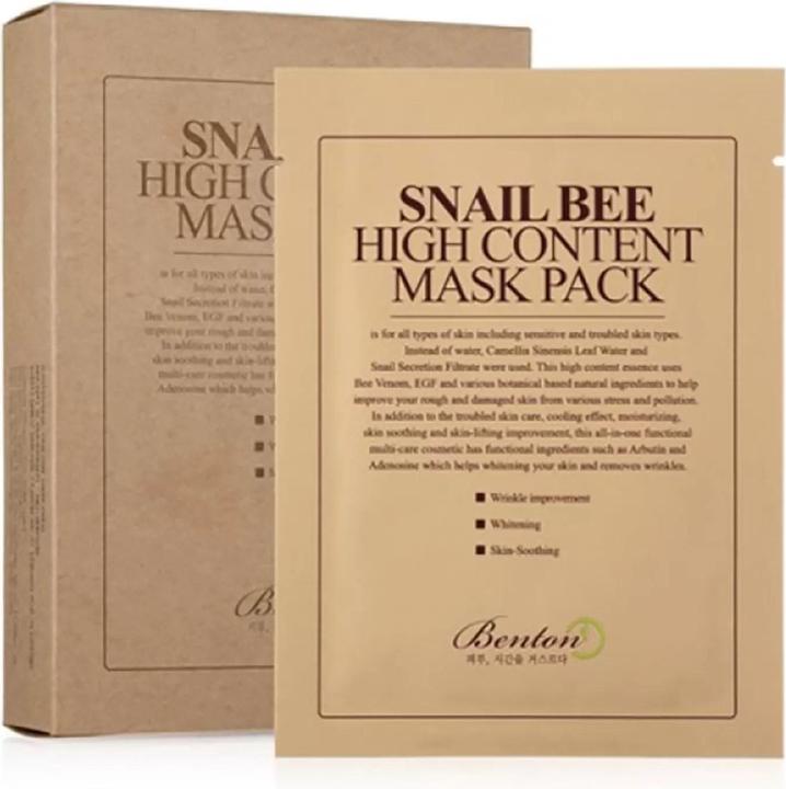 Benton Snail Bee High Content Mask Pack (20 ml)