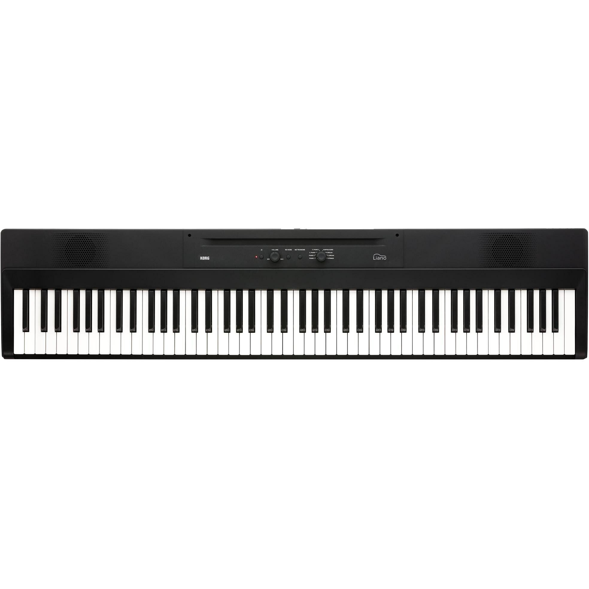 Korg Digitalpiano, Liano, 8 Watt, USB, schwarz (88 Tasten), Keyboard, Schwarz