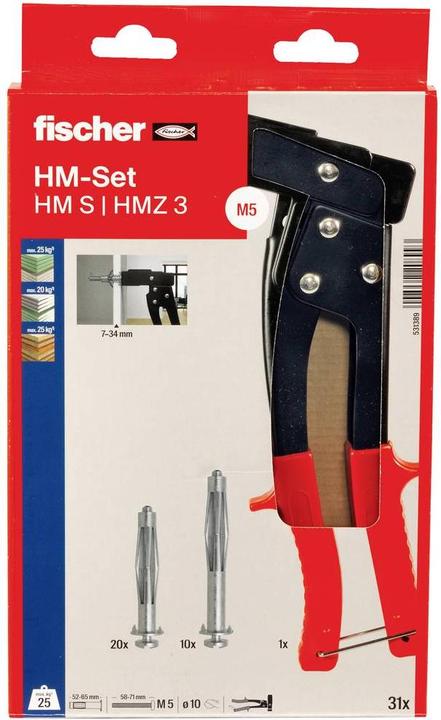Image du produit Fischer Kit de montage pour fixation de cavité