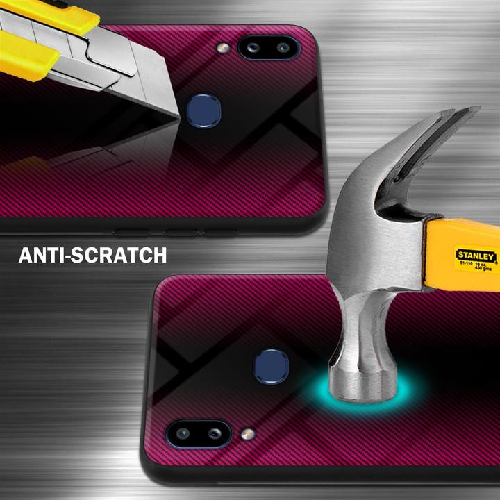 Immagine prodotto Cadorabo Copertura di vetro a strisce in TPU (Samsung Galaxy A10s, Samsung Galaxy M01s)