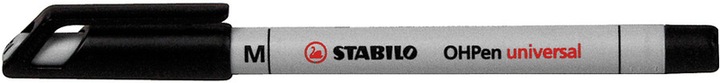 Produktbild STABILO OHPen universal Folienstift wasserlöslich (Schwarz, 1 mm, 1 x)