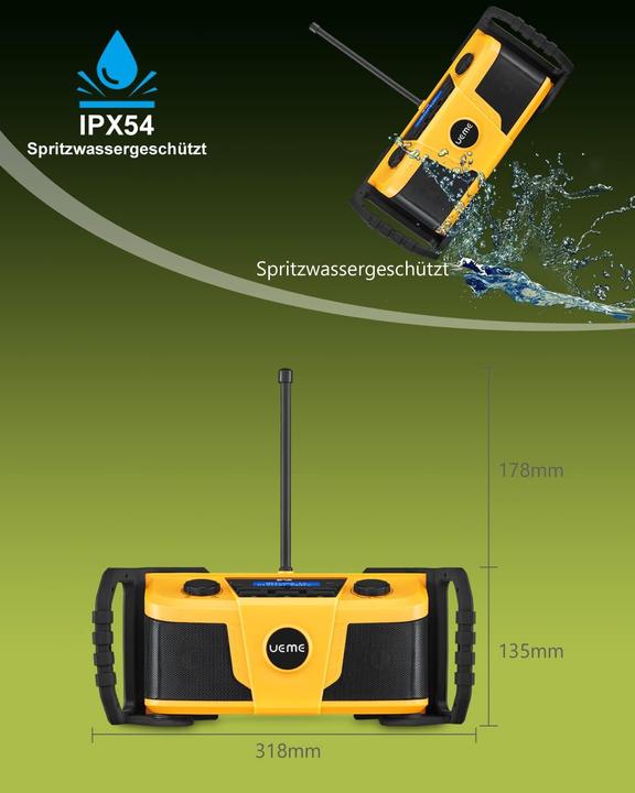 Image du produit Ueme DB-322 (jaune-noir) (DAB, DAB+ DAB)