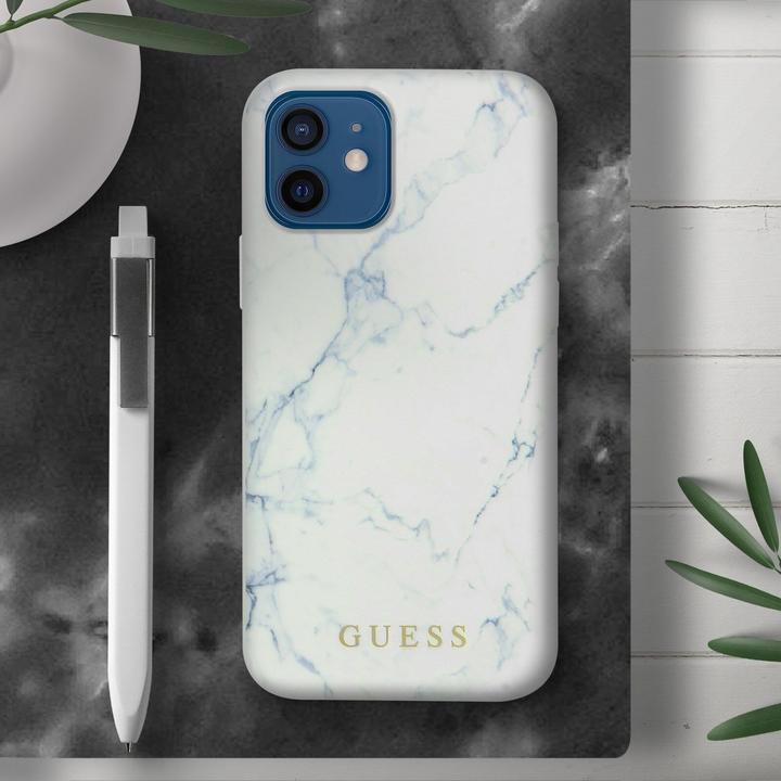 Image du produit Guess Couverture rigide en marbre (Apple iPhone 12 mini)