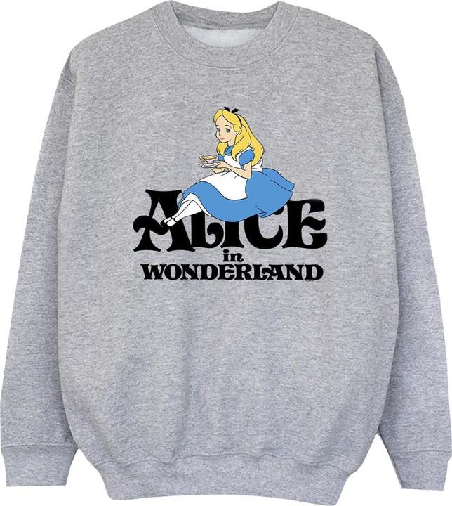Immagine prodotto Disney Felpa classica per bambine Alice in Wonderland Tea Drinker (116)