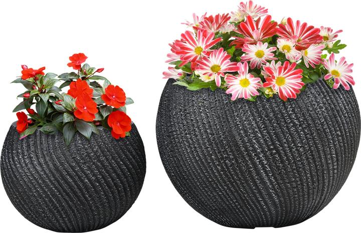 Image du produit Outsunny Pots de fleurs avec trou de drainage (40 x 40 x 30 cm)