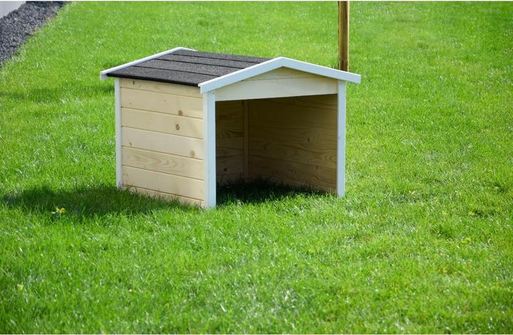 Actual product image Dobar Robotic lawnmower garage "Oslo", natural (Lawn mower)