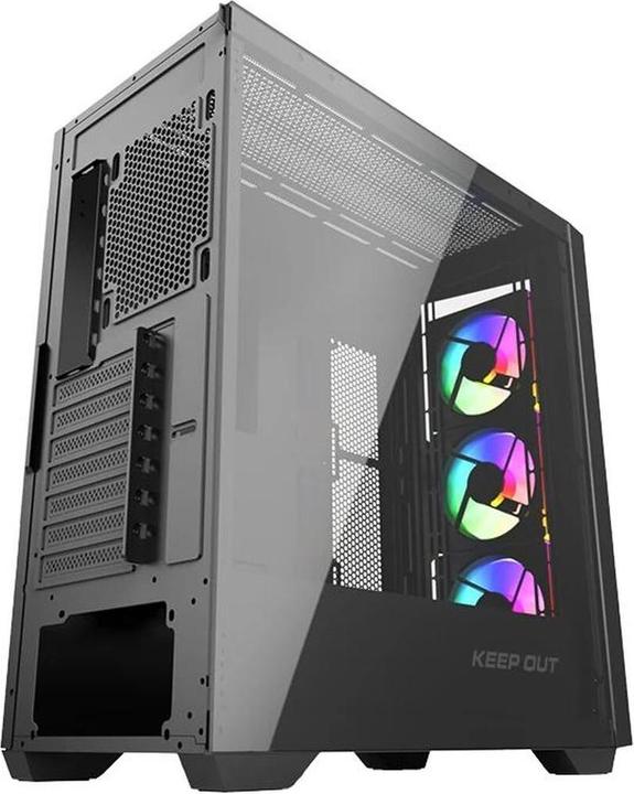 Actual product image Keep Out Gaming ATX Semi-Tower Gehäuse KEEP OUT KO XC-500 Schwarz (ATX, E-ATX, mATX, Mini-ITX)