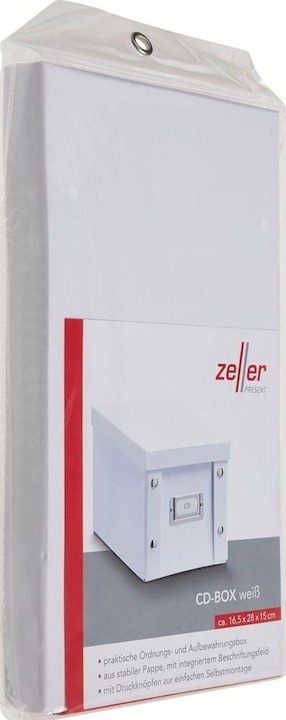 Actual product image Zeller Present CD box (16 x 15 x 28 cm, 6.90 l)