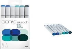 Actual product image Copic Sea Sky (Grey, 5 mm, 6 x)
