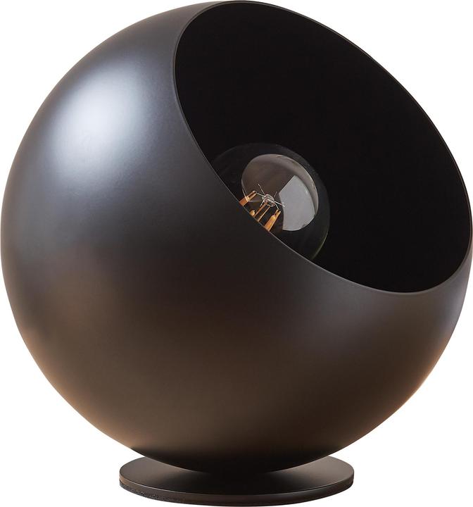 Image du produit Lux.Pro Tischleuchte Lukkodso 1xE27 Ø20x20 cm Metall Schwarz (E27)