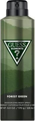 Guess Elements Forest Green Deodorizing Body Spray for Men 6.0 Oz (Spray)