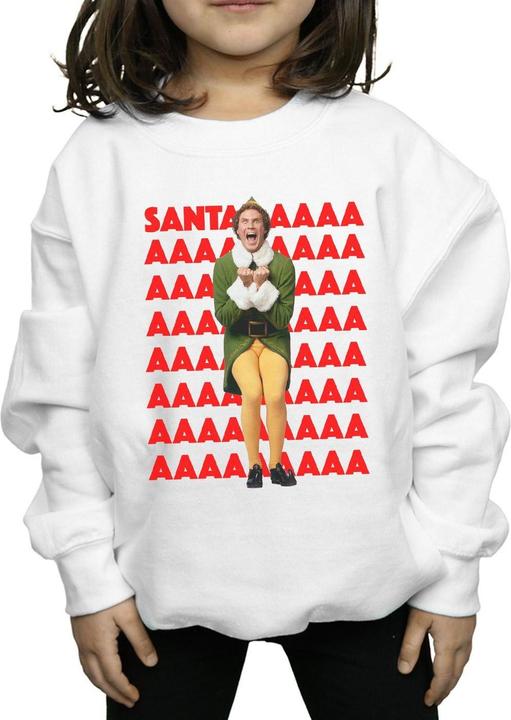Produktbild Elf Buddy Santa Scream Sweatshirt Mädchen (152, 158)