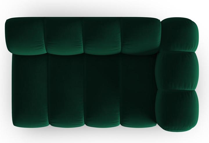 Actual product image Micadoni Velvet Right Modular Sofa, "Lupine", 2 Seats, 145x95x70Made in Europe (2 person sofa)